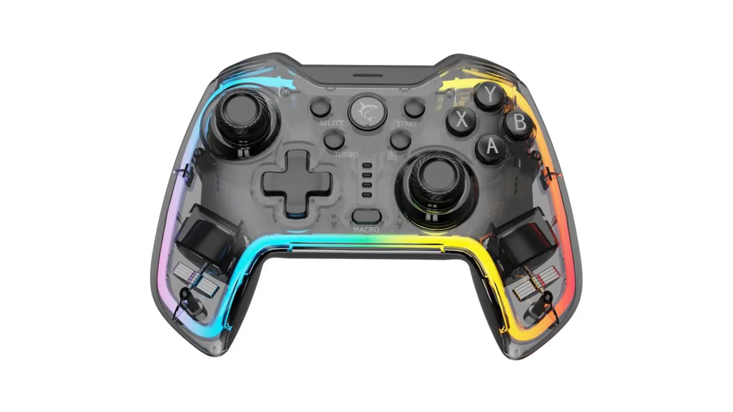 Gamepad White Shark PRAETORIAN čir&yacute; horn&iacute; pohled